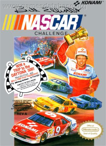 Cover Bill Elliott's NASCAR Challenge for NES